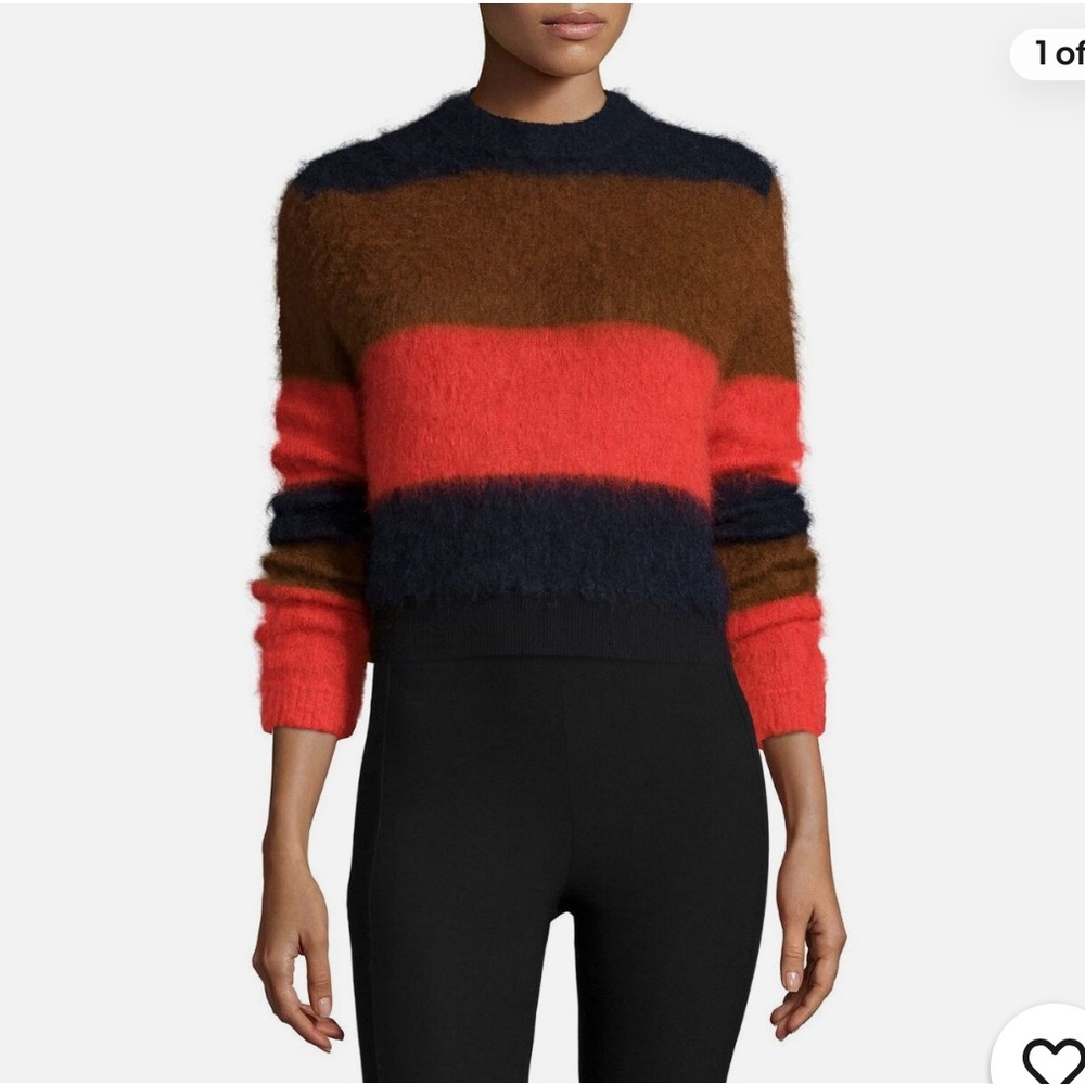 rag & bone cropped mohair sweater